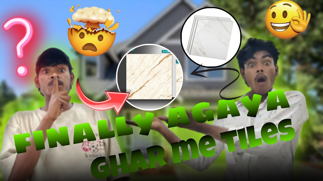 Finally agaya Ghar me tiles 😱// #tiles #viralvideo #vlog @bidyutvlogs jh05