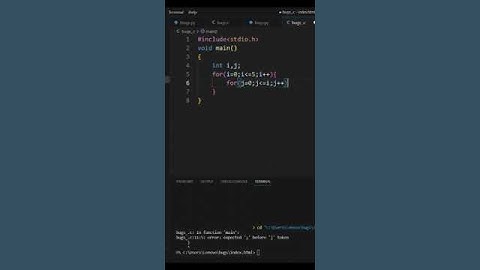 How to print ladder star pattern in C| C program| #Bugs Coder
