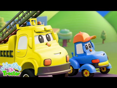 Hector The Tractor - Las Ruedas del Camión de Bomberos | Canción Infantil Divertida