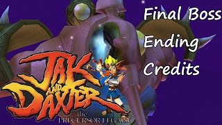 Jak and Daxter: The Precursor Legacy HD [PS3] - Final Boss, Ending and Credits [1080p60fps] @RippleFX