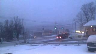 Snow in Bedford NY