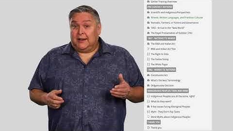 Indigenous Awareness eLearning Introduction