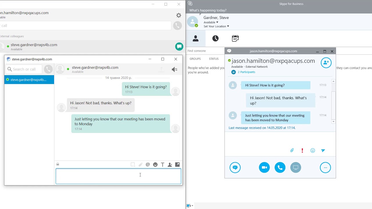 Federation: Cisco Jabber and Skype for Business