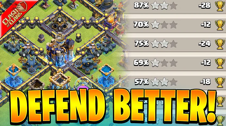 Top 5 TH18 Bases for Ranked Mode! (With Links) - Clash of Clans