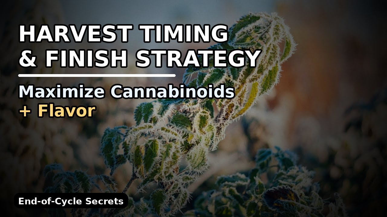 Выбор времени сбора урожая и стратегия завершения обработки: как максимизировать содержание канна...