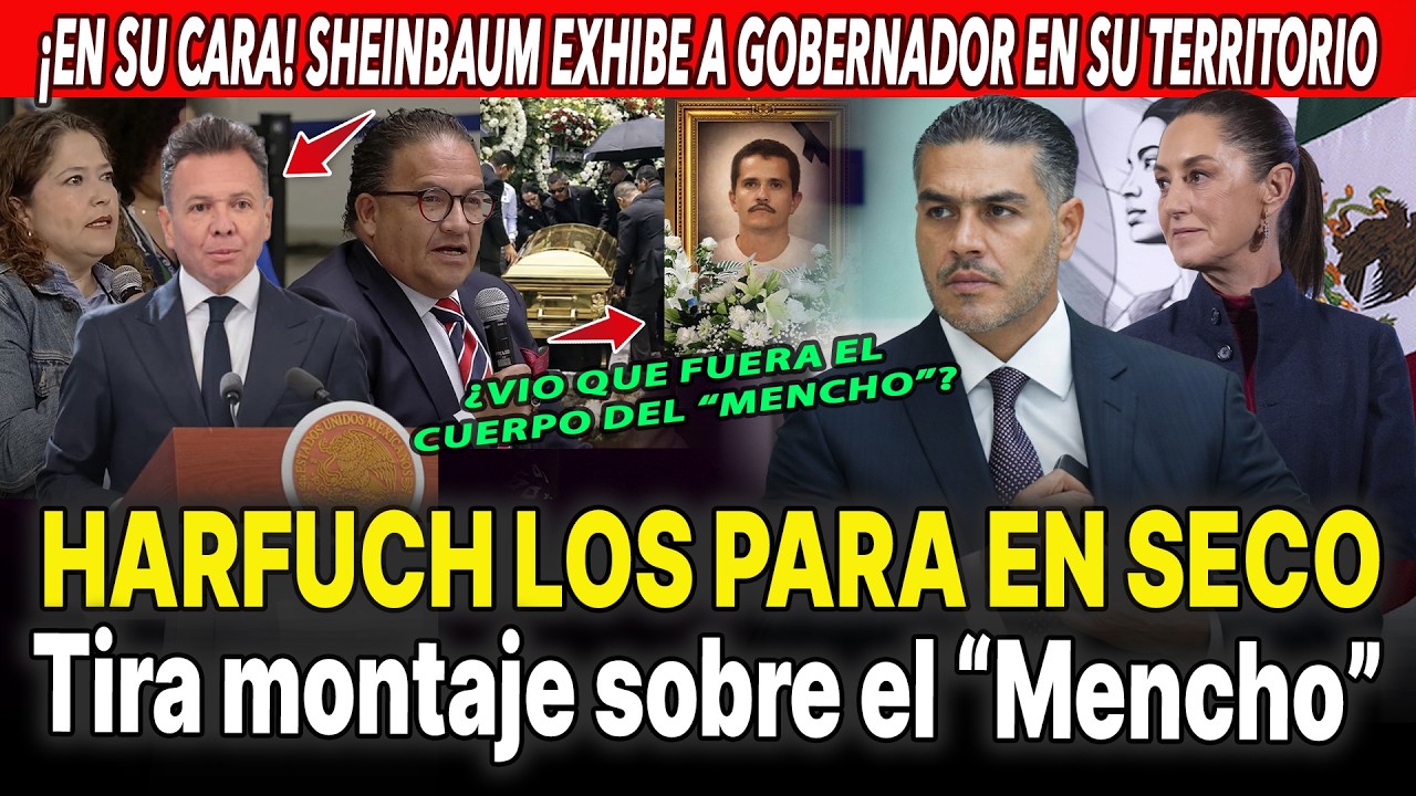 ¡SE LAS VOLTEÓ! Harfuch y Sheinbaum exhiben a gobernador de Jalisco  en su Territorio. Reforma 