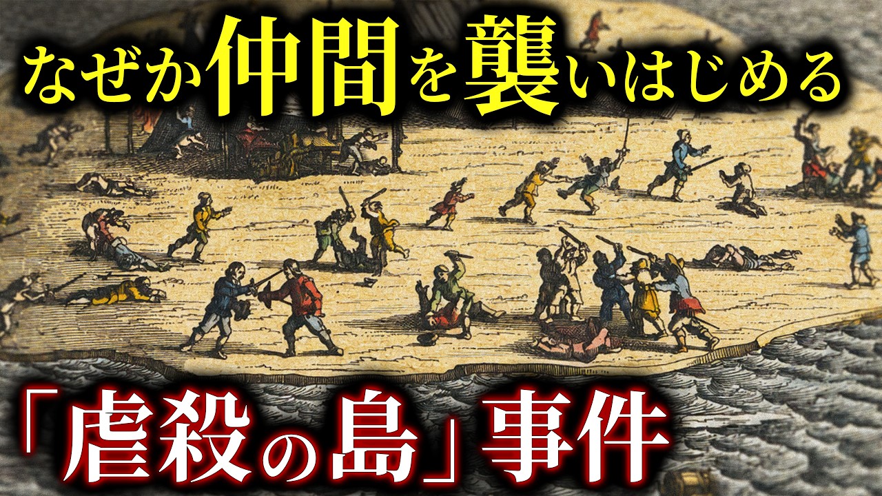 無人島に難破した220人。飢えてもいない仲間同士が命を奪い合い…バタビア号の悲劇【歴史解説】