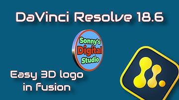 Create Stunning 3D Logos Effortlessly with DaVinci Resolve 18.6!