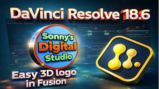 Create Stunning 3D Logos Effortlessly with DaVinci Resolve 18.6!