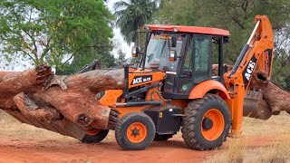 АСE АХ-124 Backhoe Loader All Type Working Performance on Field | jcb video