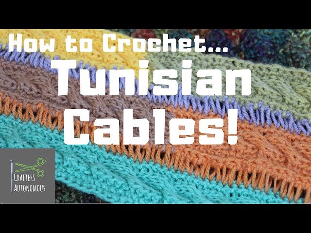 Tunisian Crochet Tutorial – Cables (2×2) - KnitterKnotter