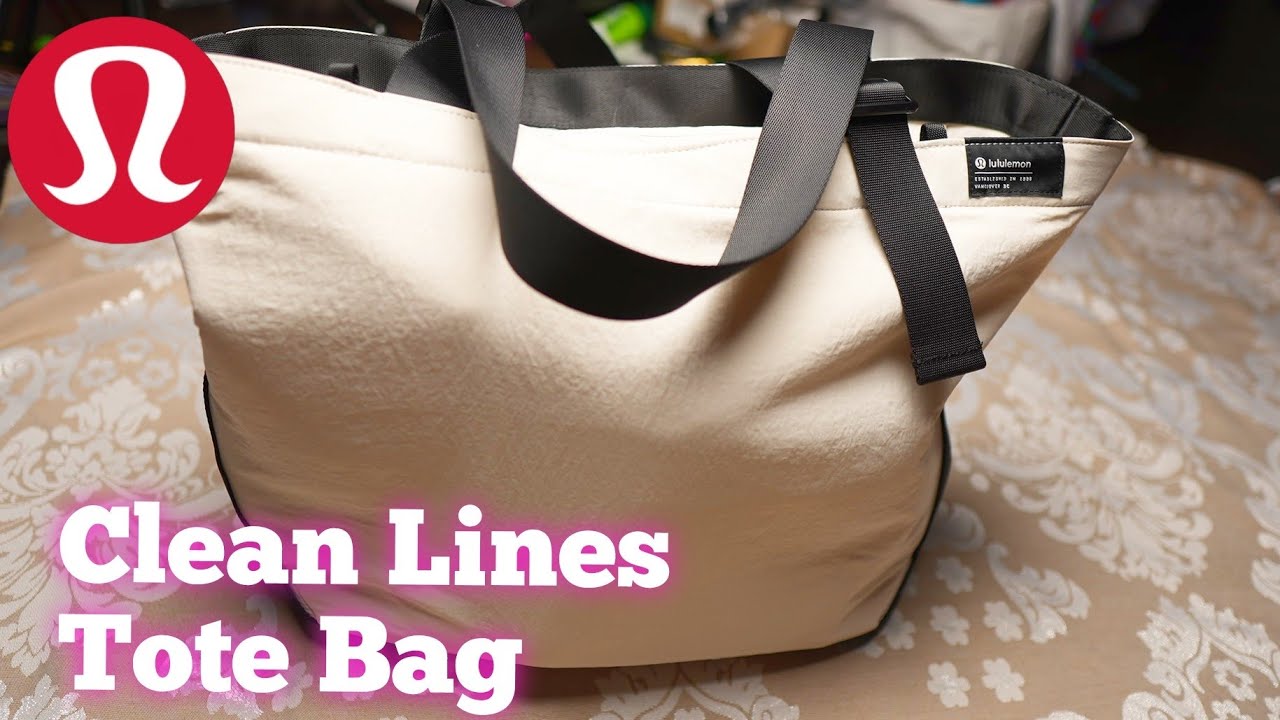 Lululemon Clean Lines Tote Bag Review YouTube