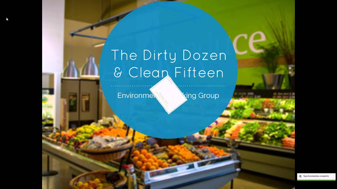 The Dirty Dozen and Clean Fifteen - 2014