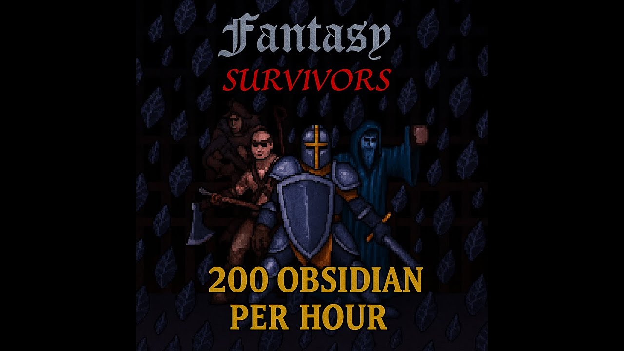 Fantasy Survivors How to Get Obsidian Easy 200 Obsidian per hour