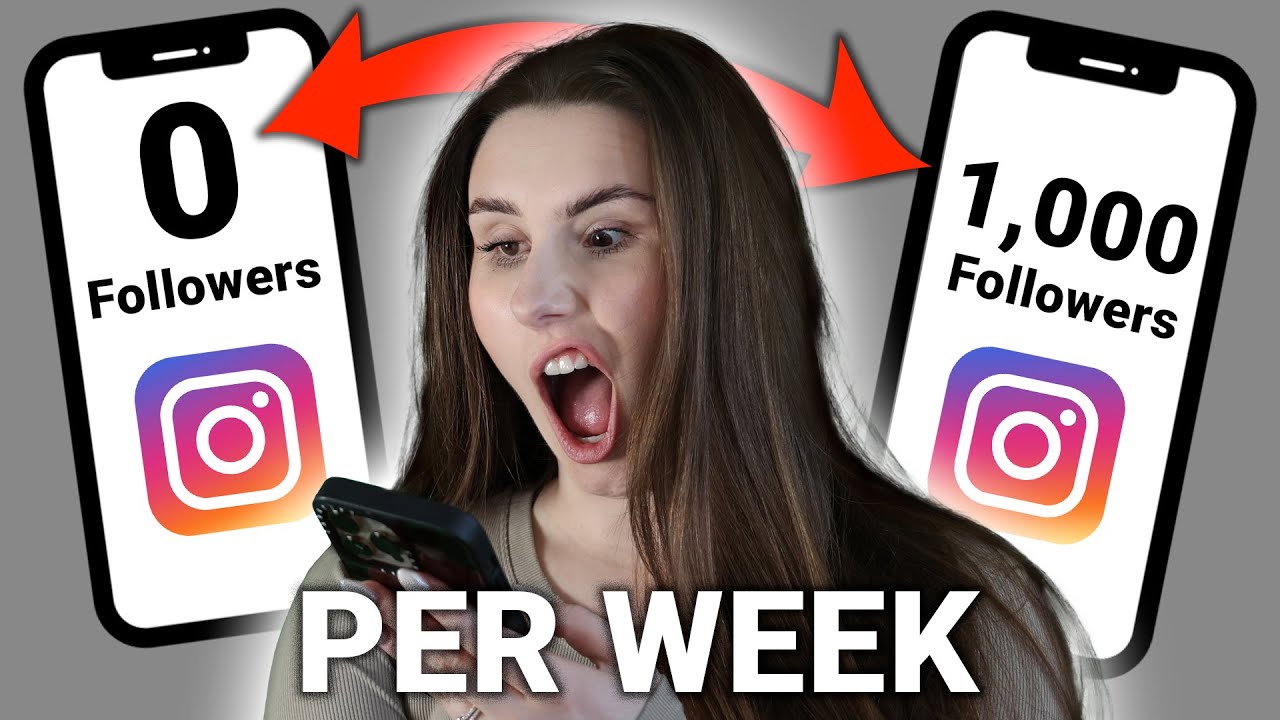 How to Gain 1000 Instagram Followers Per Week in 2024 - YouTube