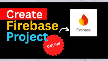 Maak online een Firebase-project
