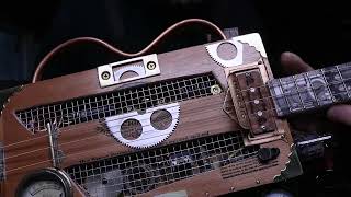 RRW - 2093 Steam Punk Cigar Box Guitar