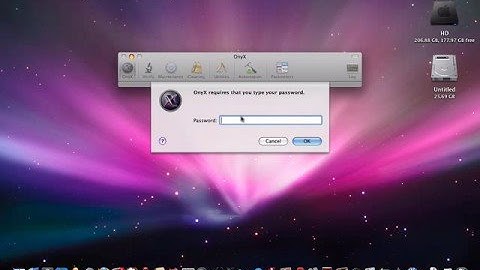 Widget On Desktop Mac os x leopard