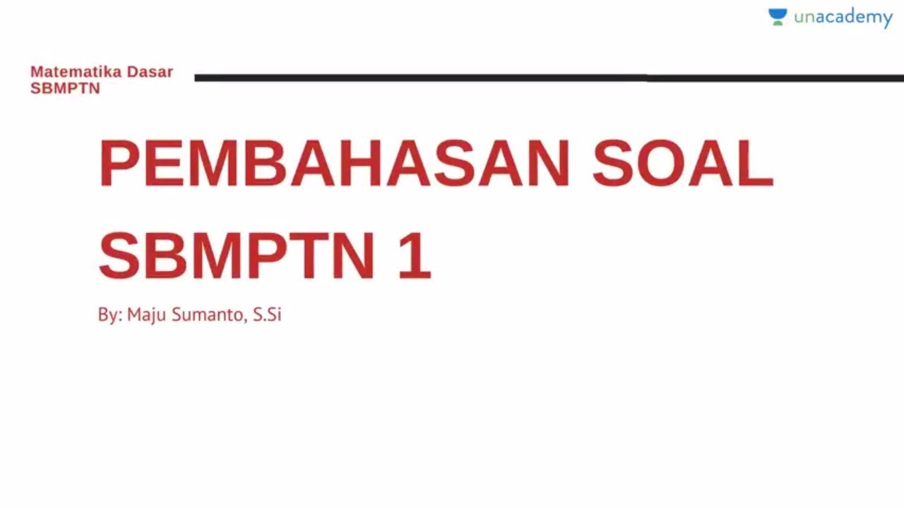 Turunan Matematika Sbmptn Un Sma Pembahasan Soal Bagian 1