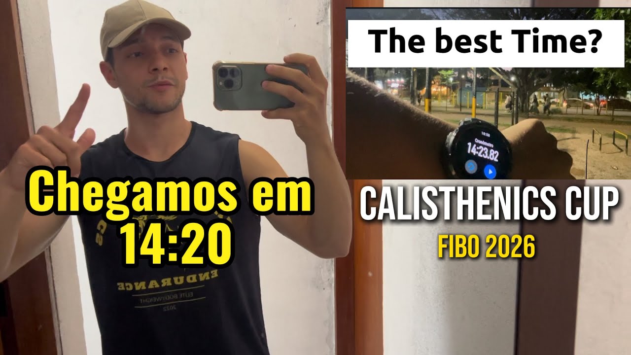 CALISTHENICS BATTLLE CLASSIFICATÓRIA | CUP SIMULATION - Atleta de Calistenia | Prova de Endurance 🇧🇷