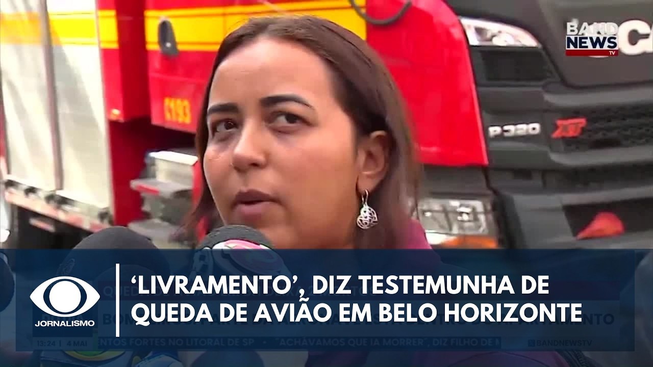 "Foi muito forte" relata testemunha da colisão de avião com prédio em MG