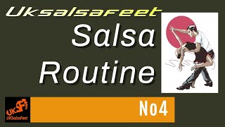 Uksalsafeet Salsa Routine 4 (Intermediate Level)