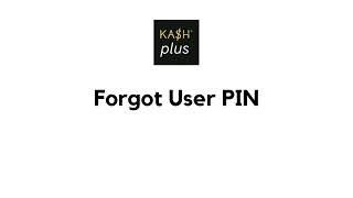 User Guide - Forgot User Pin