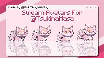 Aseprite - Animated Pixel Magical Fox Stream Avatars Time Lapse
