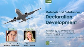 IAEG WG1 Materials & Substances Declaration Development