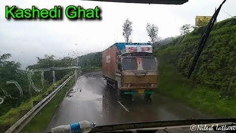 Famous Curve of Kashedi Ghat | MSRTC Bus Cabin Ride | Konkan