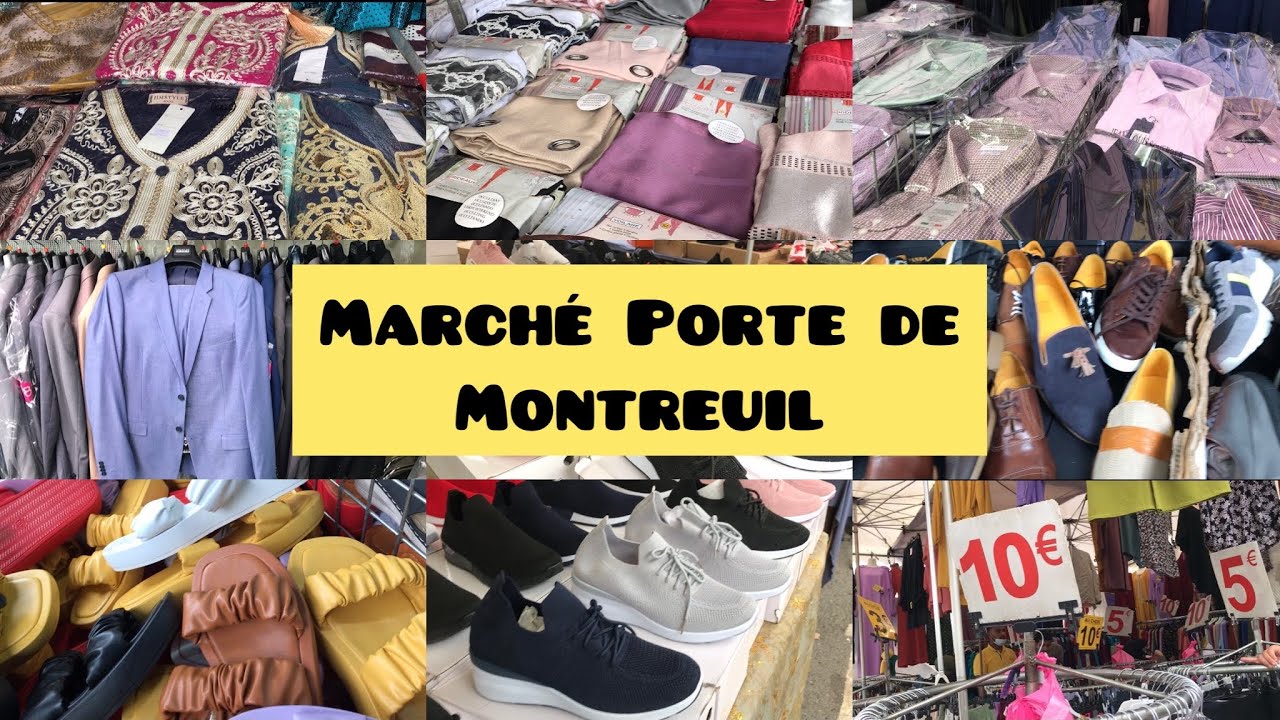 MARCHÉ PORTE DE MONTREUIL VÊTEMENTS VRAIMENT PAS CHÈRE POUR TOUT LE MONDE YouTube MARCHÉ PORTE DE MONTREUIL VÊTEMENTS VRAIMENT PAS CHÈRE POUR TOUT LE MONDE YouTube