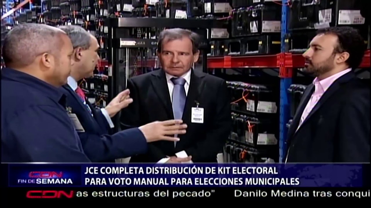 JCE completa distribución de Kit electoral para voto manual de ...