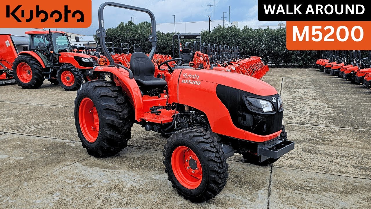 Kubota M5200 tractor - Full Overview & Features! #kubota #kubotatractor ...