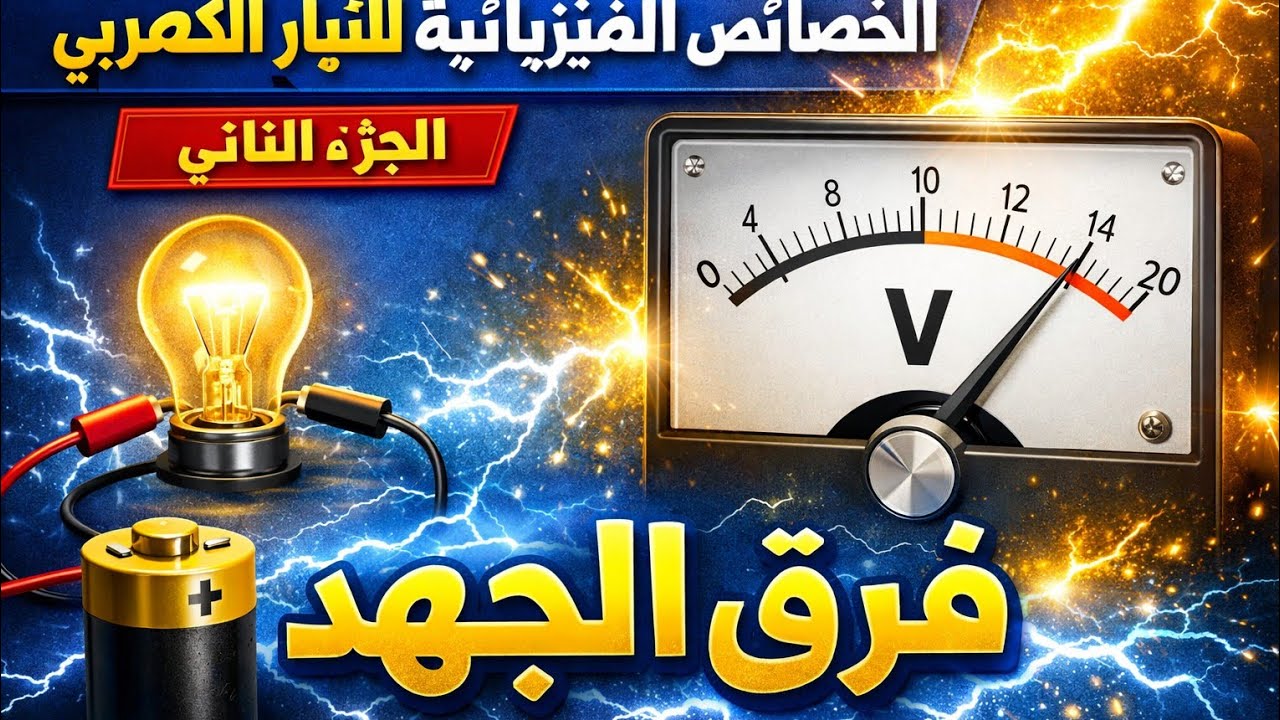 شرح فرق الجهد الكهربي علوم الصف الثالث الاعدادي الترم الثاني 2026 