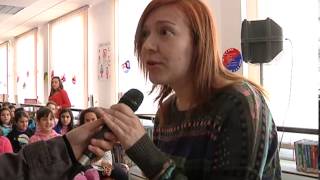 Encuentro de alumnos del Colegio Vicente Ros con la escritora catalana Ana Alonso