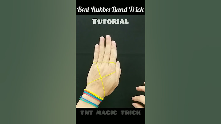 BEST Magic. Tutorial Rubberband Trick (50). #magic #magictrick #shorts #bestmagic #rubberbandtricks