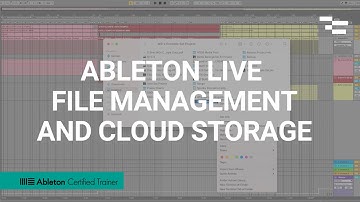 Ableton Live File Management and Cloud Storage