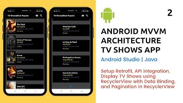 Android TV Shows App using MVVM Architecture | Part 2 |Display TV Shows with RecyclerView Pagination