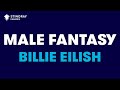 Billie Eilish - Male Fantasy (Karaoke With Lyrics)