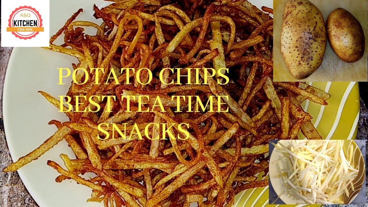Perfect crispy French fries | how to make potato chips recipes | best tea time snacks potato