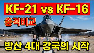 KF21 vs KF16 비교 분석! AESA레이더, GE- F414엔진, 방산 4대 강국의 시작