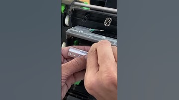 How to change Tsc TE 244 barcode printer head #barcodeprinter #head #printer #tsc