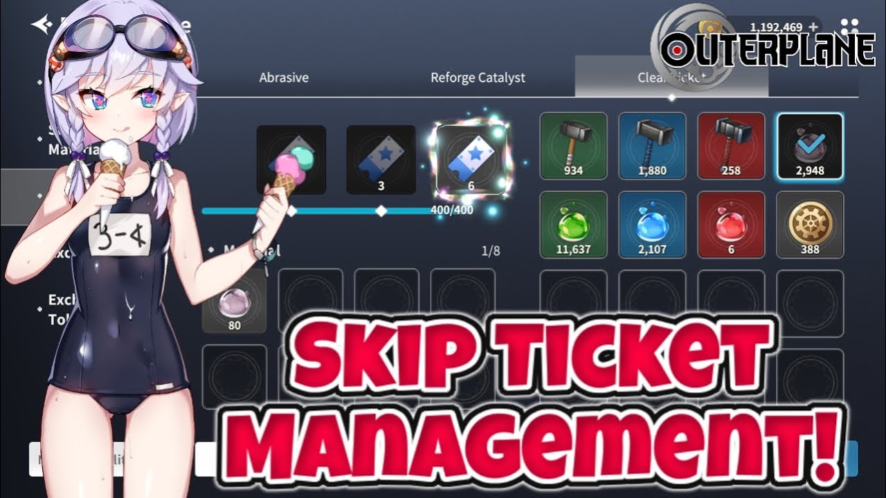 Skip Ticket Management! [Outerplane] - YouTube