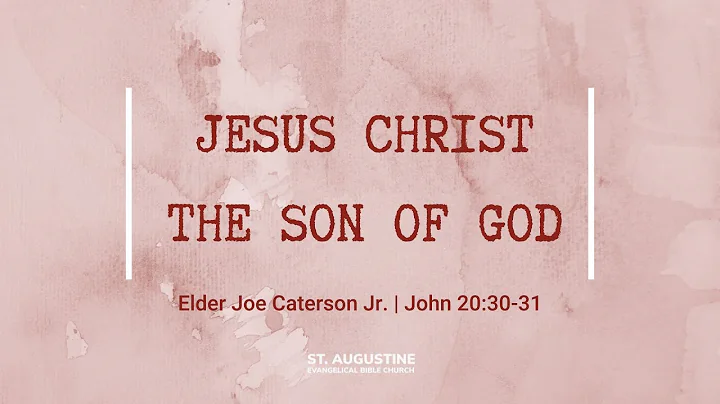 SAEBC LIVE: Jesus Christ the Son of God Elder Jose...