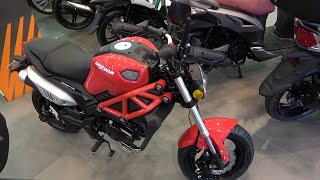 The Daytona HOBBY 125 motorcycle 2020 walkaround