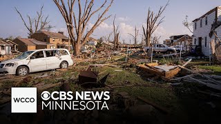Video shows power poles breaking in eastern Wisconsin amid severe storms
