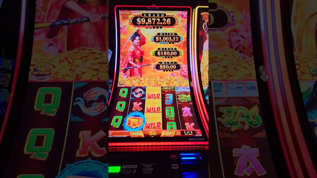 bicycle casino Samurai 888 Fortunes Slot Machine Bonus Feature, Max Bet casino slotwin slots
