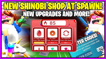 NINJA CLICKER SIMULATOR! NEW SHINOBI STORE! LOTS OF NEW UPGRADES! NEW TWITTER CODES! + MORE - ROBLOX