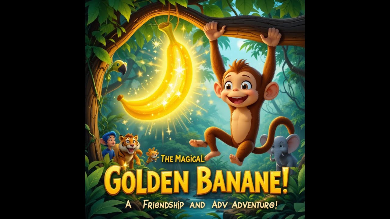 "The Magical Golden Banana: Miko's Wish for Friendship"