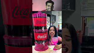 Nao sabe beber coca cola 3 #reaction #shorts #trending #viral